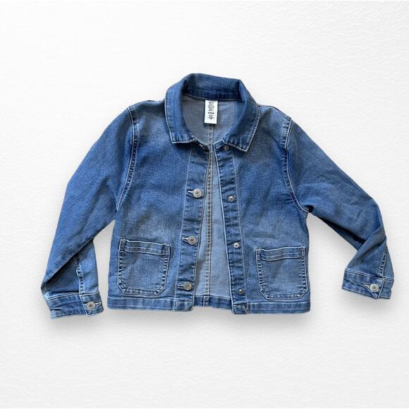 H&M &Denim Jean Jacket, Size 6/7 - Picture 8 of 9